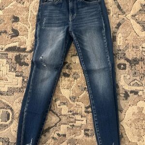 KanCan Distressed Blue Skinny Jeans